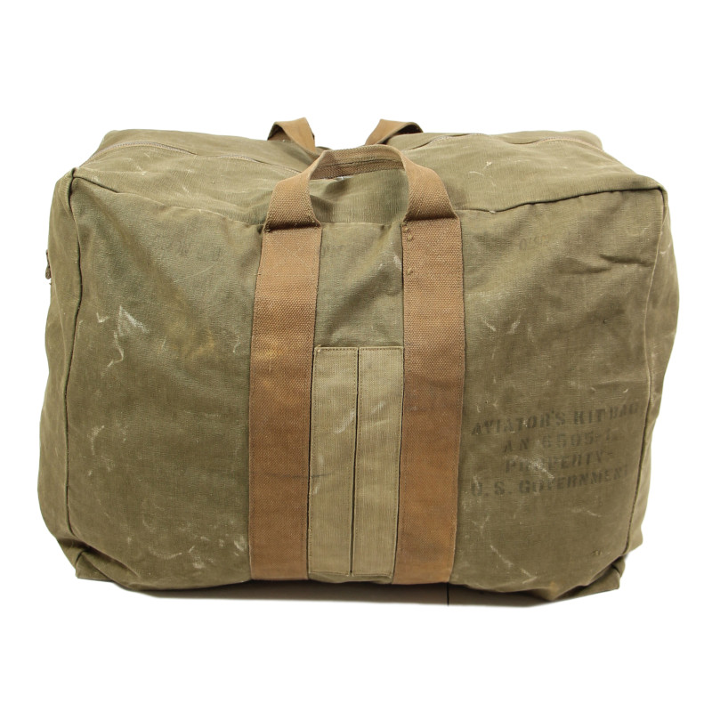Sac à parachute, Aviator's Kit Bag, AN 6505-1, USAAF, OD 7, nominatif