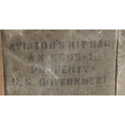 Bag, Parachute, Aviator's, AN 6505-1, USAAF, OD 7, Named