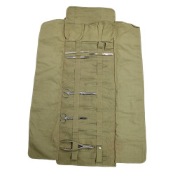 Trousse chirurgicale, Surgical Instrument Roll, WARREN LEATHER GOODS CO., Item No. 9308500