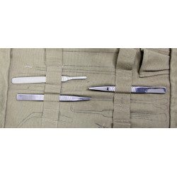 Trousse chirurgicale, Surgical Instrument Roll, WARREN LEATHER GOODS CO., Item No. 9308500