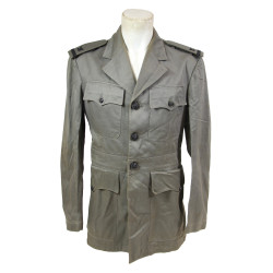 Veste de service grise, US Navy, Ens. Herbert Coggin, USS Alkes