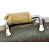 Casque M1, pattes fixes, liner WESTINGHOUSE, T/5 Ralph Williams, assistant aumônier, ETO Casque M1, pattes fixes, liner WESTINGHOUSE, T/5 Ralph Williams, assistant aumônier, ETO