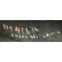 Casque M1, pattes fixes, liner WESTINGHOUSE, T/5 Ralph Williams, assistant aumônier, ETO