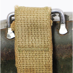 Casque M1, pattes fixes, liner WESTINGHOUSE, T/5 Ralph Williams, assistant aumônier, ETO