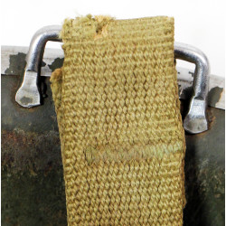 Casque M1, pattes fixes, liner WESTINGHOUSE, T/5 Ralph Williams, assistant aumônier, ETO