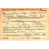 Carte d'identité médicale, 1er type, T/4 Roy Archer, 47th General Hospital, PTO