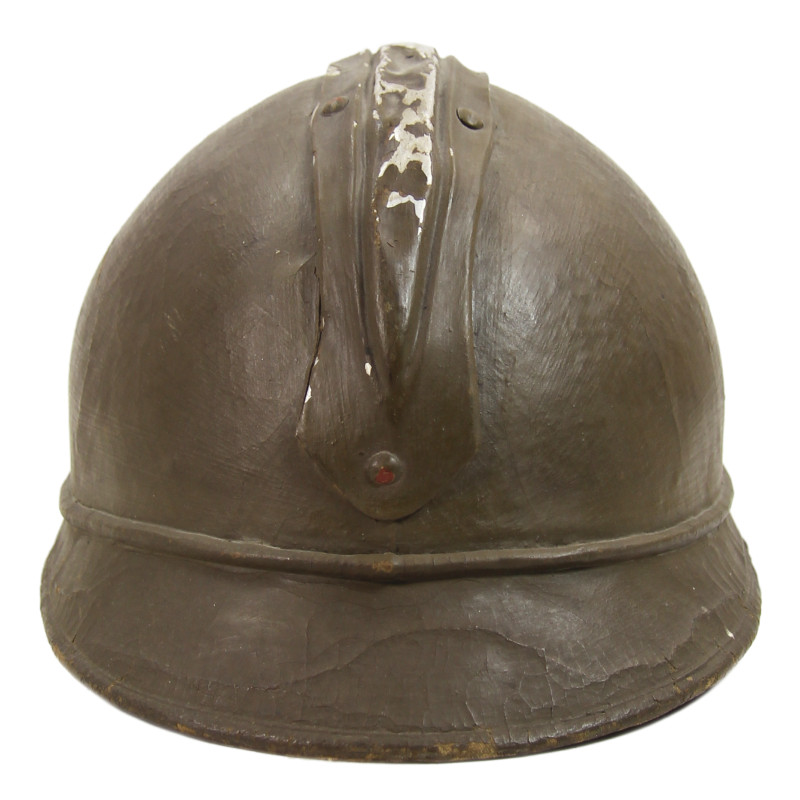 Casque Adrian, Mle 1915, en liège, Armée belge, complet