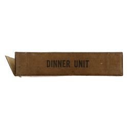Ration K, Dinner Unit, premier type, complète