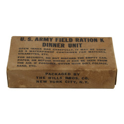 Ration K, Dinner Unit, premier type, complète