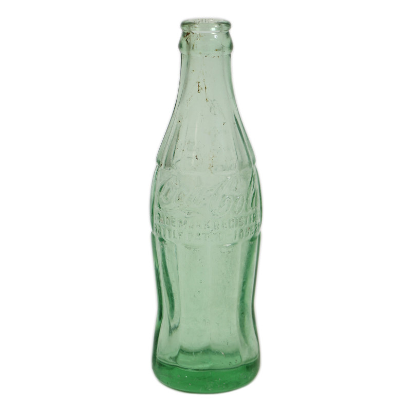 Bottle, Green Glass, Coca-Cola, San Francisco, California, 1943