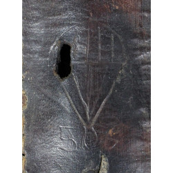 Knife, Trench, USM3, with Leather Scabbard, 506th PIR, 101st Airborne Division, Reims, France
