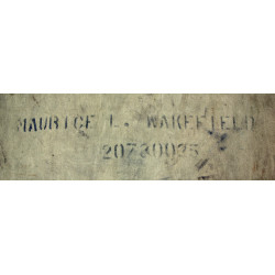 Bag, Barrack, S/Sgt. Maurice Wakefield, Co. A, 16th Inf. Regt., 1st Infantry Division, KIA, ETO