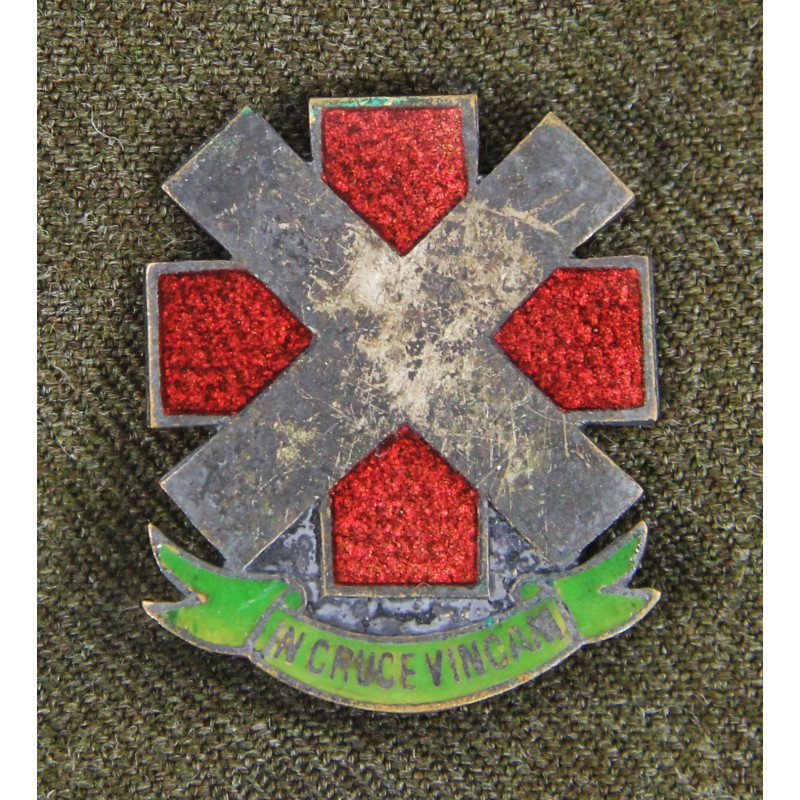 Cap, Garrison, 10th Field Hospital, British-Made, M. DONIGER LTD. 1944