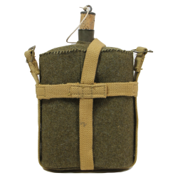 Gourde canadienne, avec porte-bidon "squelette", 1943