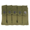 Porte-chargeurs Thompson, 5 compartiments, bicolore