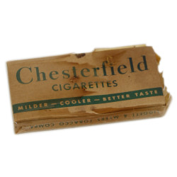 Paquet de cigarettes, ration Ten-in-One, Chesterfield, intact