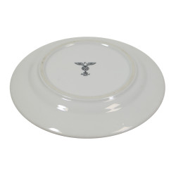 Assiette plate en porcelaine, Wehrmacht, Rosenthal 1940
