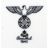 Assiette plate en porcelaine, Wehrmacht, Rosenthal 1940