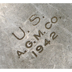 Gourde US Army, A.G.M. CO., complète, housse renforcée, G. & R. CO. 1942