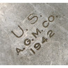 Canteen, A.G.M. CO., US Army, Complete, Reinforced Cover, G. & R. CO. 1942 Canteen, A.G.M. CO., US Army, Complete, Reinforced Cover, G. & R. CO. 1942