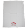 Tea towel, Honeycomb, Poppy, White