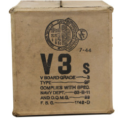 Carton de ration, Menu No. 5, Second Half of 5 Rations, Ten-in-One, 1944