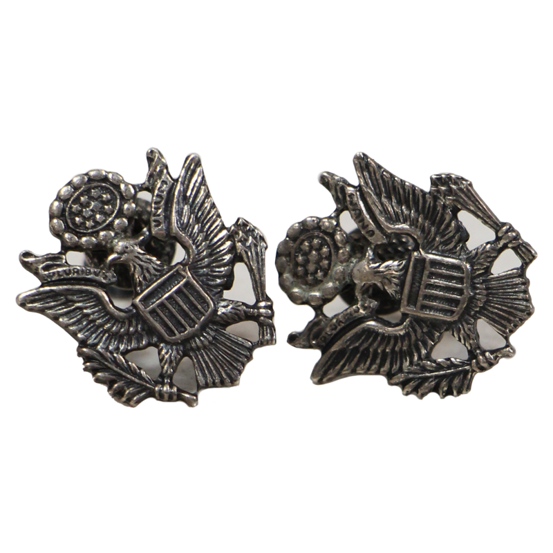 Boucles d'oreilles US Army en argent