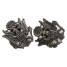 Boucles d'oreilles US Army en argent