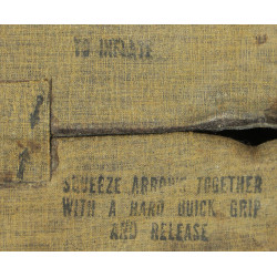 Belt, Preserver, Life, M-1926, US Navy, Three Snap Fasteners, EAGLE RUBBER CO., INC. 1944