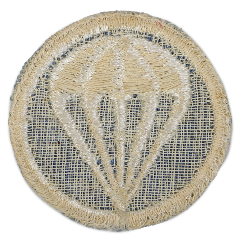 Insigne de calot parachutiste, twill, bleu
