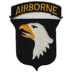Patch, 101st Airborne Division, Type 5, White Tongue