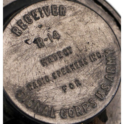 Receivers (Earphones), Type R-14, US Army, RADIO SPEAKERS, INC.