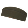 Cap, Garrison, Officer, Dark OD, Chocolate, Size 6 ⅞, British-Made, Hobson & Sons, Ltd. 1944