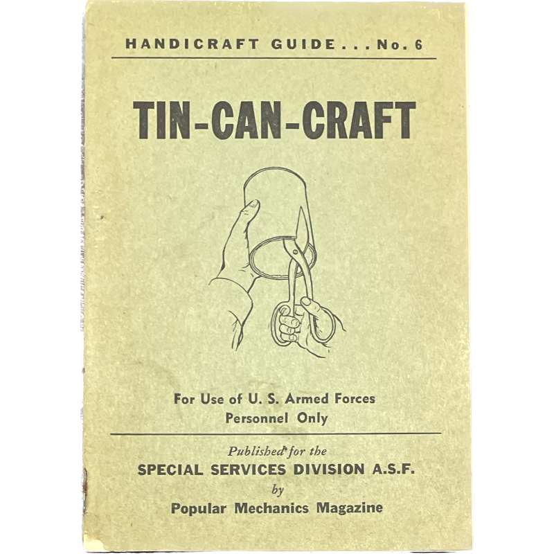 Lot of 9 Booklets, US Army Handicraft Guide, No. 2 to No. 10