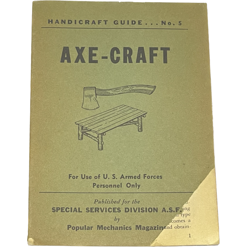 Lot of 9 Booklets, US Army Handicraft Guide, No. 2 to No. 10