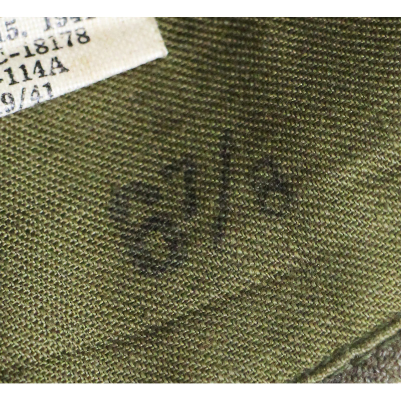 Cap, Garrison, Infantry, Size 6 ⅞, 1941, Laundry Number