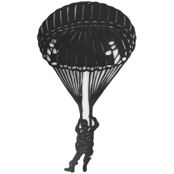 Decoration, Wall, Metal, US Paratrooper