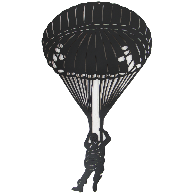 Decoration, Wall, Metal, US Paratrooper Decoration, Wall, Metal, US Paratrooper