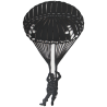 Decoration, Wall, Metal, US Paratrooper Decoration, Wall, Metal, US Paratrooper
