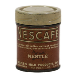 Tin, Soluble Coffee, NESCAFÉ, Ration, Ten-in-One, Empty