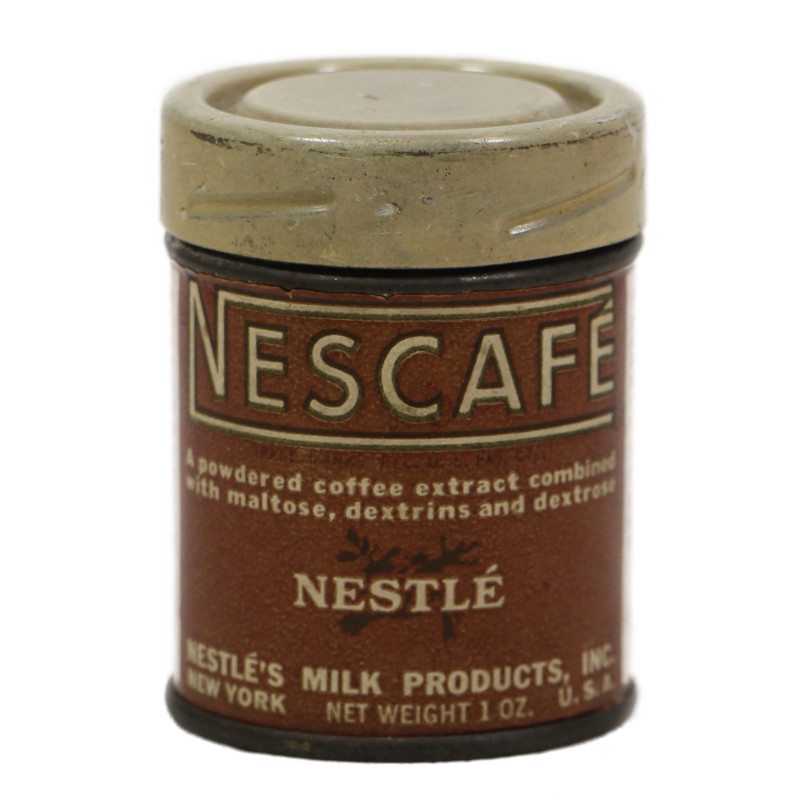 Tin, Soluble Coffee, NESCAFÉ, Ration, Ten-in-One, Empty