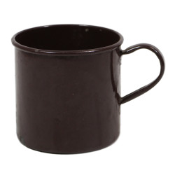 Mug, Enamel, Brown, British