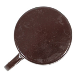 Quart émaillé britannique, marron