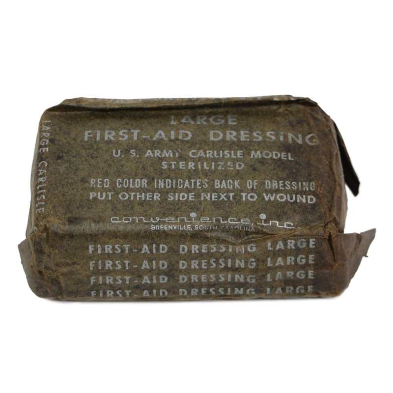 Dressing, First-Aid, Large, US Army, Carlisle Model, Convenience, Inc.