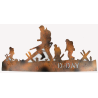 Decoration, Wall, Metal, D-Day, Rusty effect Decoration, Wall, Metal, D-Day, Rusty effect