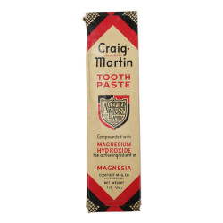 Tube de dentifrice, Craig-Martin, plein, dans sa boîte