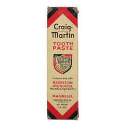 Tube de dentifrice, Craig-Martin, plein, dans sa boîte