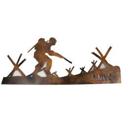 Decoration, Wall, Metal, D-Day