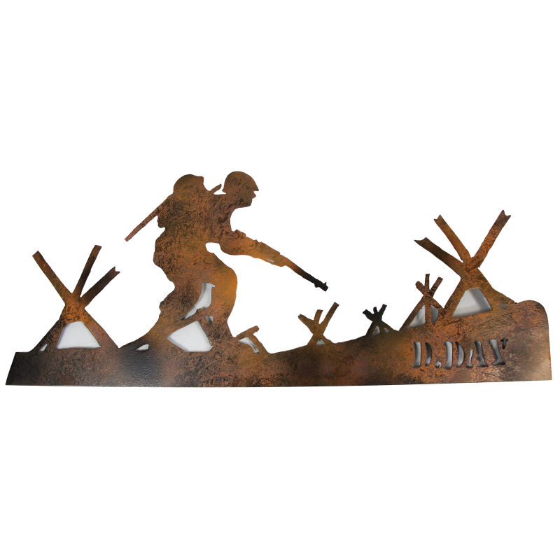 Decoration, Wall, Metal, D-Day