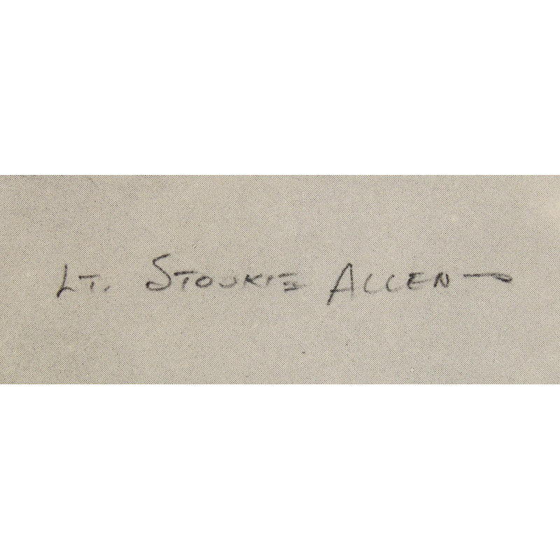 Croquis, pont Bailey, Saint-Sauveur-le-Vicomte, 1944